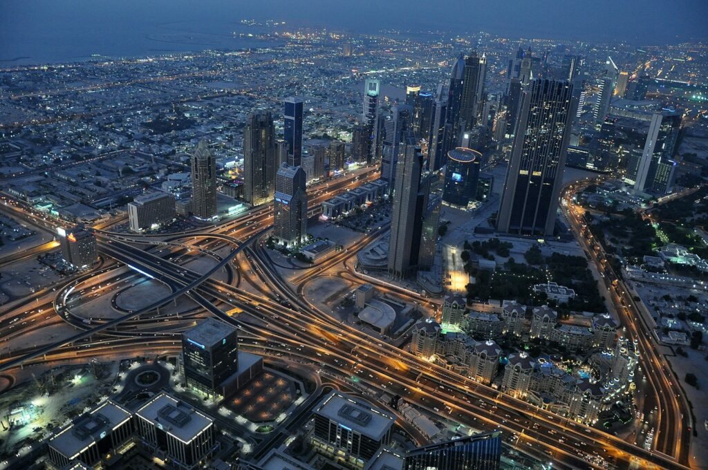 high angle photo of high-rise buildings