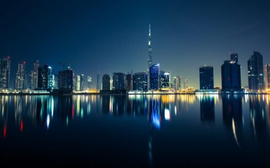 panoramic photography of the city during night