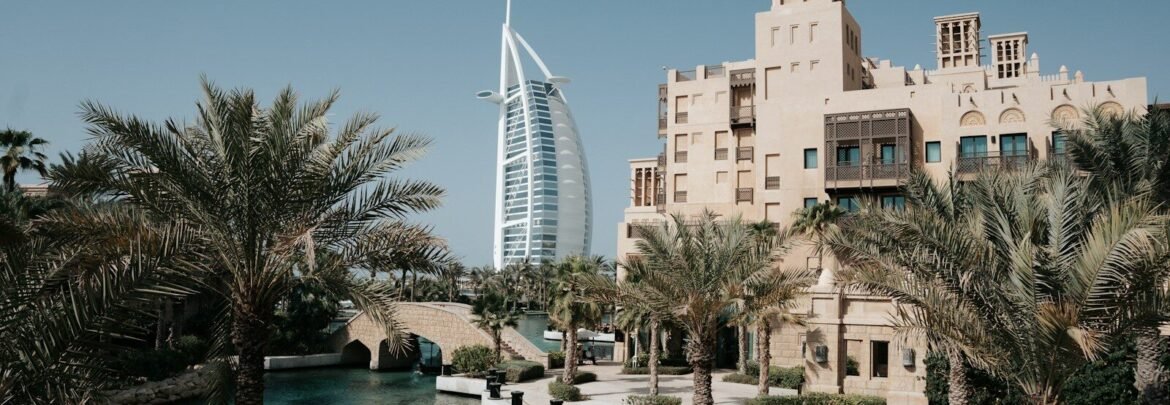 a view of a city with a river running through it