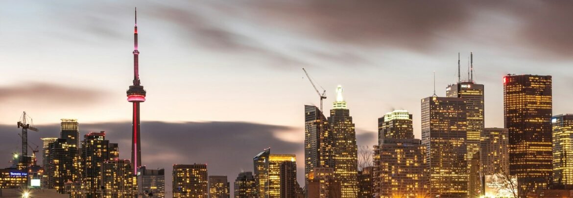 city view during nighttime photography